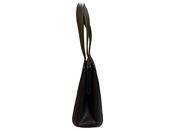 Borsa a mano Chanel CC in pelle di vitello 1997 - vista 3