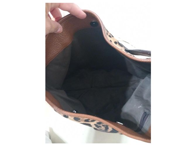 Borsa Dolce & Gabbana in pelle e stampa leopardata Marrone Stampa leopardo - vista 9