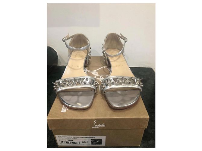 Christian Louboutin Sandali Druide Argento - vista 4