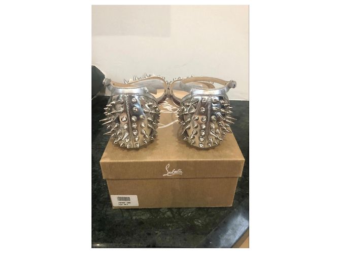 Christian Louboutin Sandali Druide Argento - vista 5
