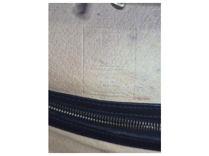 MCM Black Leather Top Handle Bag - view 11