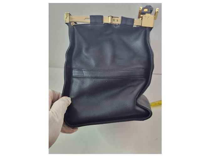 MCM Black Leather Top Handle Bag - view 16