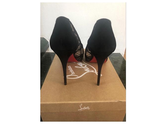 Christian Louboutin Décolleté Very Lace 100 - vista 4