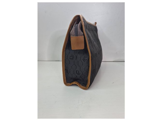 Pochette Christian Dior Monogram Marrone Nero - vista 4