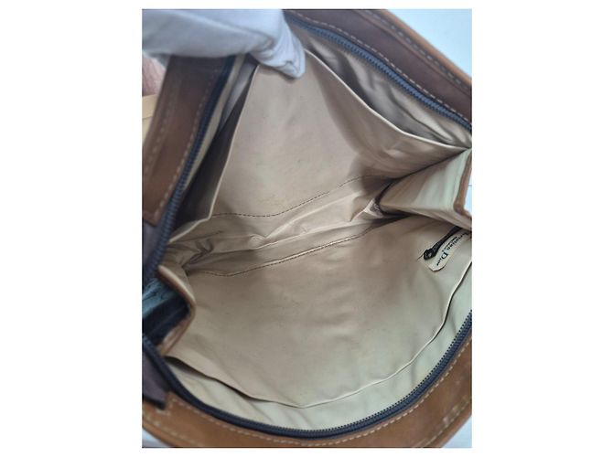 Pochette Christian Dior Monogram Marrone Nero - vista 5