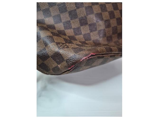 Louis Vuitton Neverfull MM Damier Ebene Marrone - vista 4