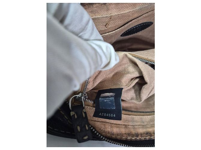Fendi Zucca Leder Pochette Schwarz - Ansicht 10
