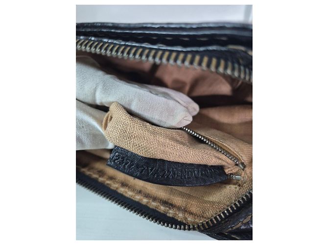 Fendi Zucca Leder Pochette Schwarz - Ansicht 11