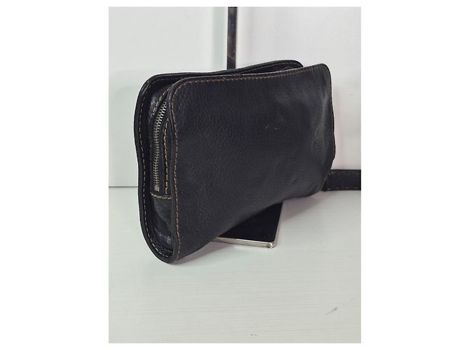 Fendi Zucca Leder Pochette Schwarz - Ansicht 4