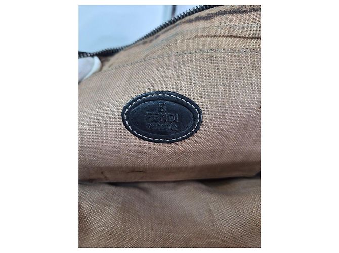 Fendi Zucca Leder Pochette Schwarz - Ansicht 9