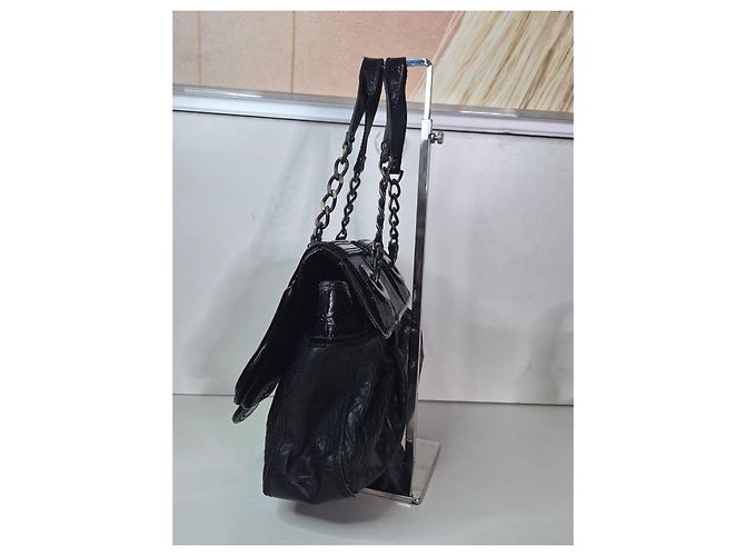 Fendi Borsa Baguette Pelle Nera Nero - vista 2
