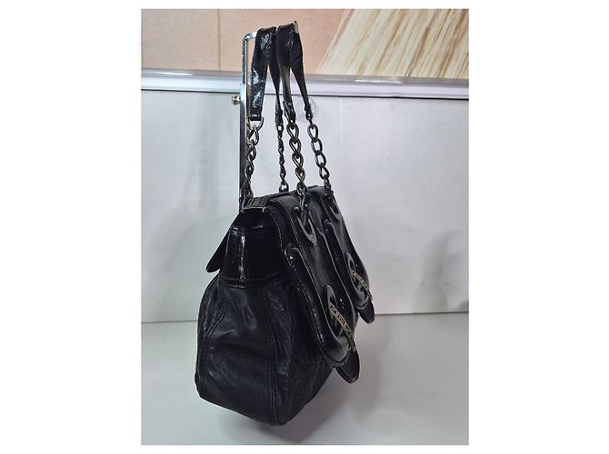 Fendi Borsa Baguette Pelle Nera Nero - vista 4
