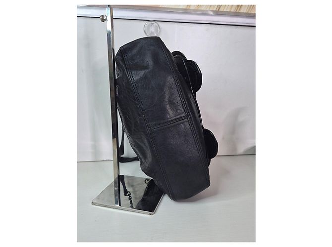 Fendi Borsa Baguette Pelle Nera Nero - vista 8