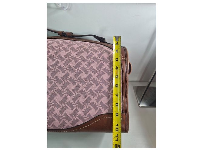 Juicy Couture Sac Boston Rose Monogramme Marron Noir Blanc - vue 10