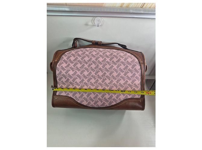 Juicy Couture Sac Boston Rose Monogramme Marron Noir Blanc - vue 9