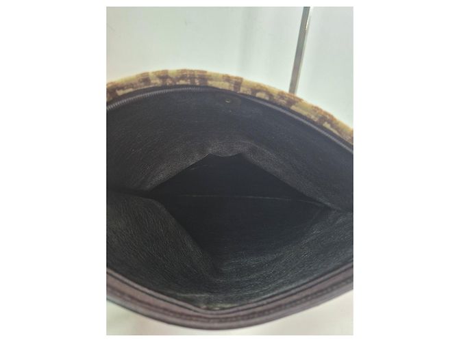 Borsa a tracolla Christian Dior Trotter Monogram Marrone - vista 8
