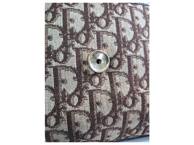 Borsa a tracolla Christian Dior Trotter Monogram Marrone - vista 9