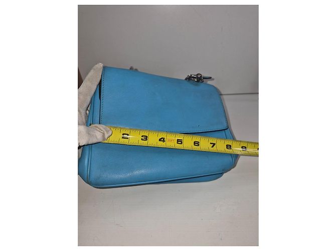 Christian Dior Lady Dior Mini Borsa Blu - vista 10