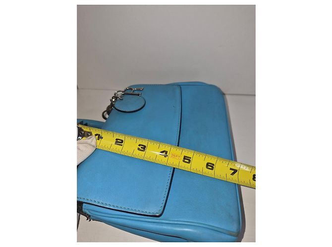 Christian Dior Lady Dior Mini Borsa Blu - vista 9
