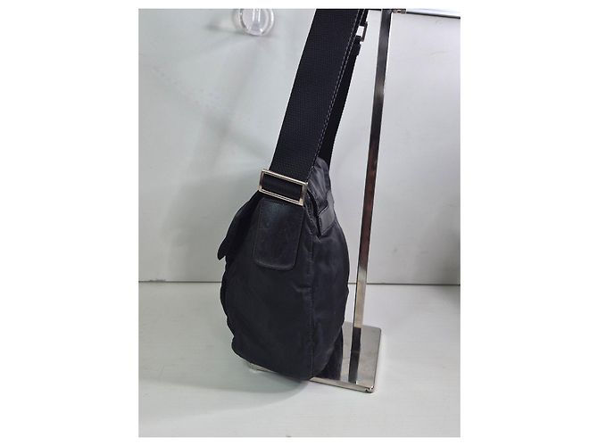 Borsa a tracolla in nylon Tessuto Prada Nero - vista 4