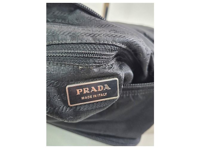 Borsa a tracolla in nylon Tessuto Prada Nero - vista 8