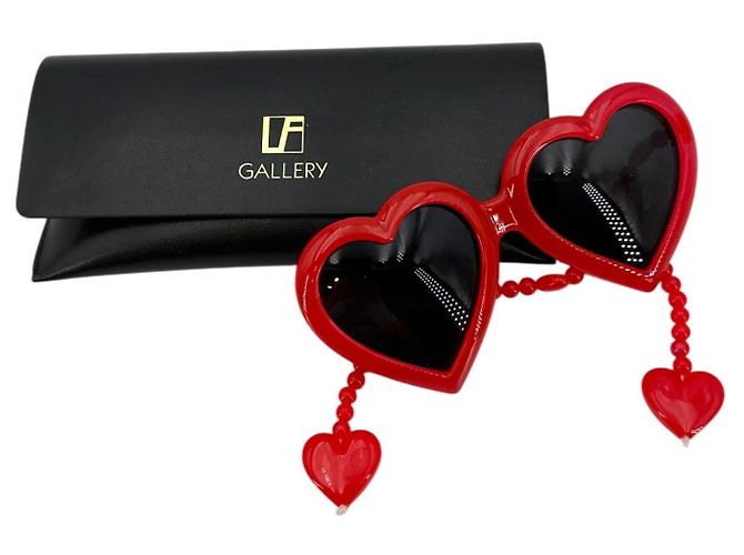 Jeremy Scott gafas de sol Red Hearts JS/Heart/1 de Linda Farrow - vista 2