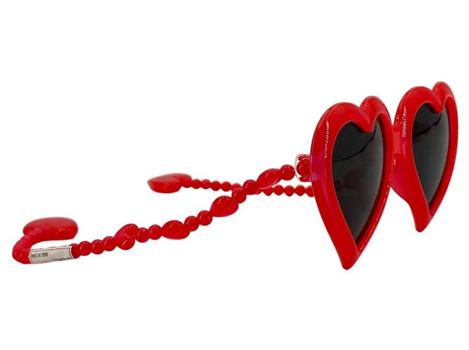 Jeremy Scott gafas de sol Red Hearts JS/Heart/1 de Linda Farrow - vista 3