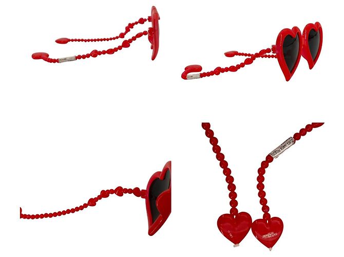 Jeremy Scott gafas de sol Red Hearts JS/Heart/1 de Linda Farrow - vista 4