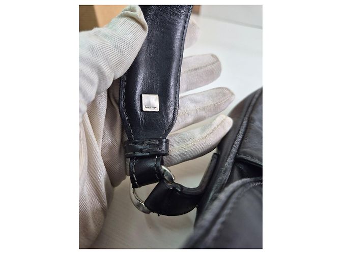 Salvatore Ferragamo Borsa a tracolla Gancini Nero - vista 7