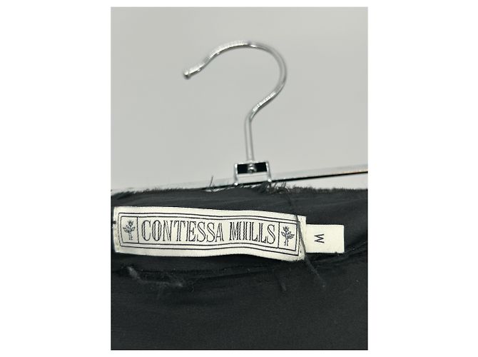 Autre Marque Minigonna gonfia nera CONTESSA MILLS Nero - vista 3