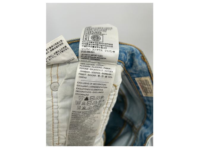 Vaqueros rotos azul claro Levi's W26 - vista 3