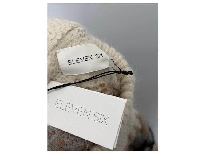 Autre Marque ELEVEN SIX Musterpullover aus Wolle Beige M - Ansicht 5