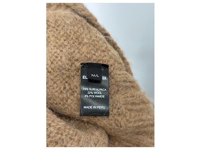 Autre Marque ELEVEN SIX Musterpullover aus Wolle Beige M - Ansicht 6