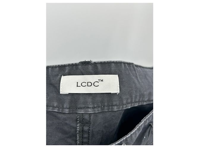 Autre Marque Pantalones cargo grises de algodón talla S - vista 3