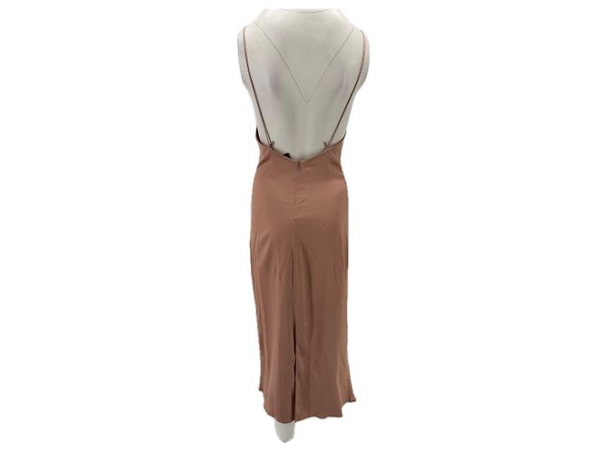 Autre Marque TALLER MARMO Langes Kleid Beige Polyester - Ansicht 2