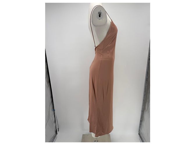 Autre Marque TALLER MARMO Langes Kleid Beige Polyester - Ansicht 3