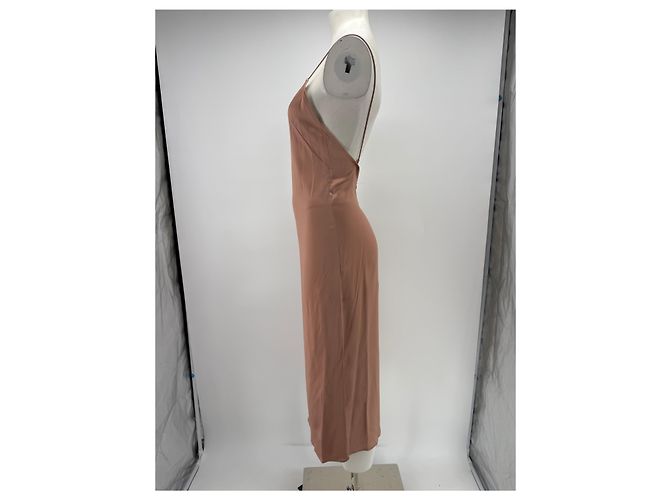 Autre Marque TALLER MARMO Langes Kleid Beige Polyester - Ansicht 4
