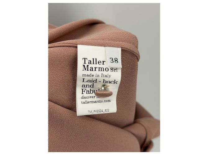 Autre Marque TALLER MARMO Langes Kleid Beige Polyester - Ansicht 7