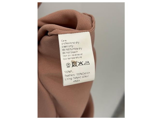 Autre Marque TALLER MARMO Langes Kleid Beige Polyester - Ansicht 8