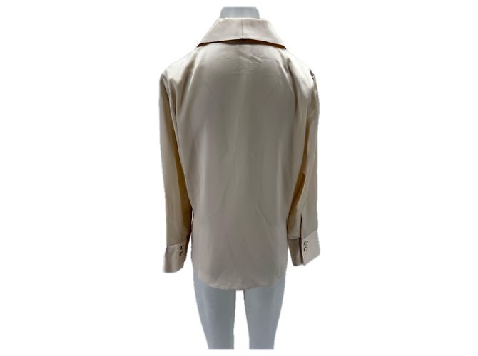 Autre Marque PETITE STUDIO Satinschmirt Creme Beige - Ansicht 2