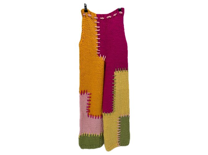 Autre Marque Mehrfarbige Wollhose Mehrfarben - Ansicht 2