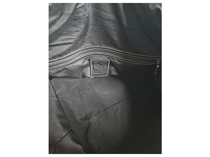 Borsa da viaggio Coach in pelle nera Nero - vista 8