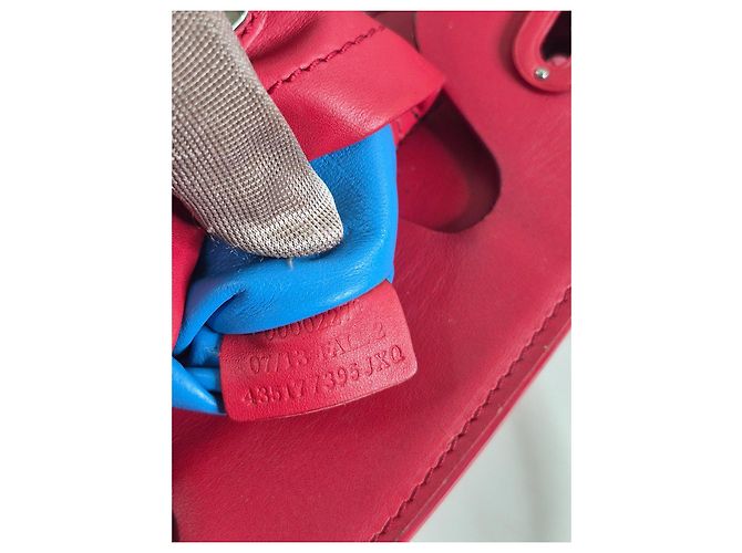 Borsa a tracolla in pelle rossa Ralph Lauren Rosso - vista 12