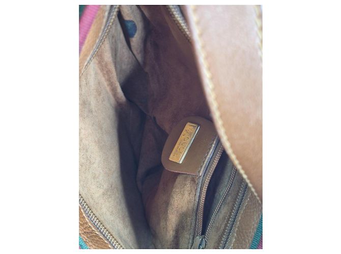 Borsa a tracolla Gucci in pelle marrone - vista 11