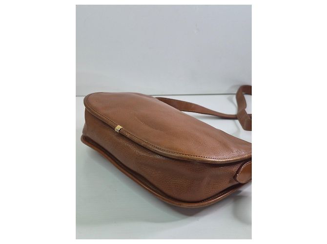Borsa a tracolla Gucci in pelle marrone - vista 4