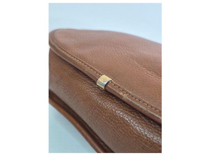 Borsa a tracolla Gucci in pelle marrone - vista 6
