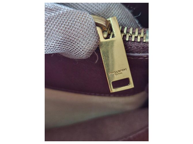 Saint Laurent Sac de Jour Ledertasche Braun - Ansicht 13