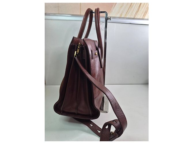 Saint Laurent Sac de Jour Ledertasche Braun - Ansicht 4