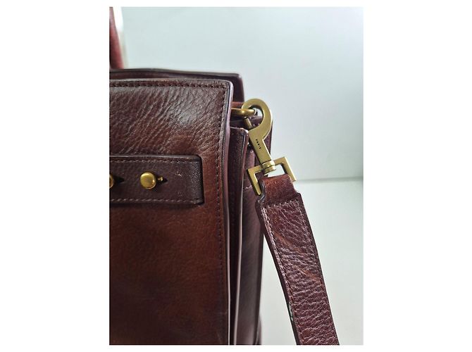 Saint Laurent Sac de Jour Ledertasche Braun - Ansicht 8