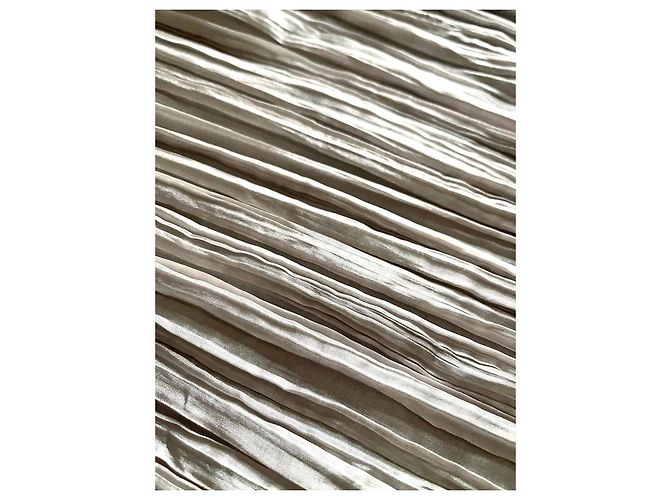Autre Marque Silberne Plissee-Jacke - Ansicht 5
